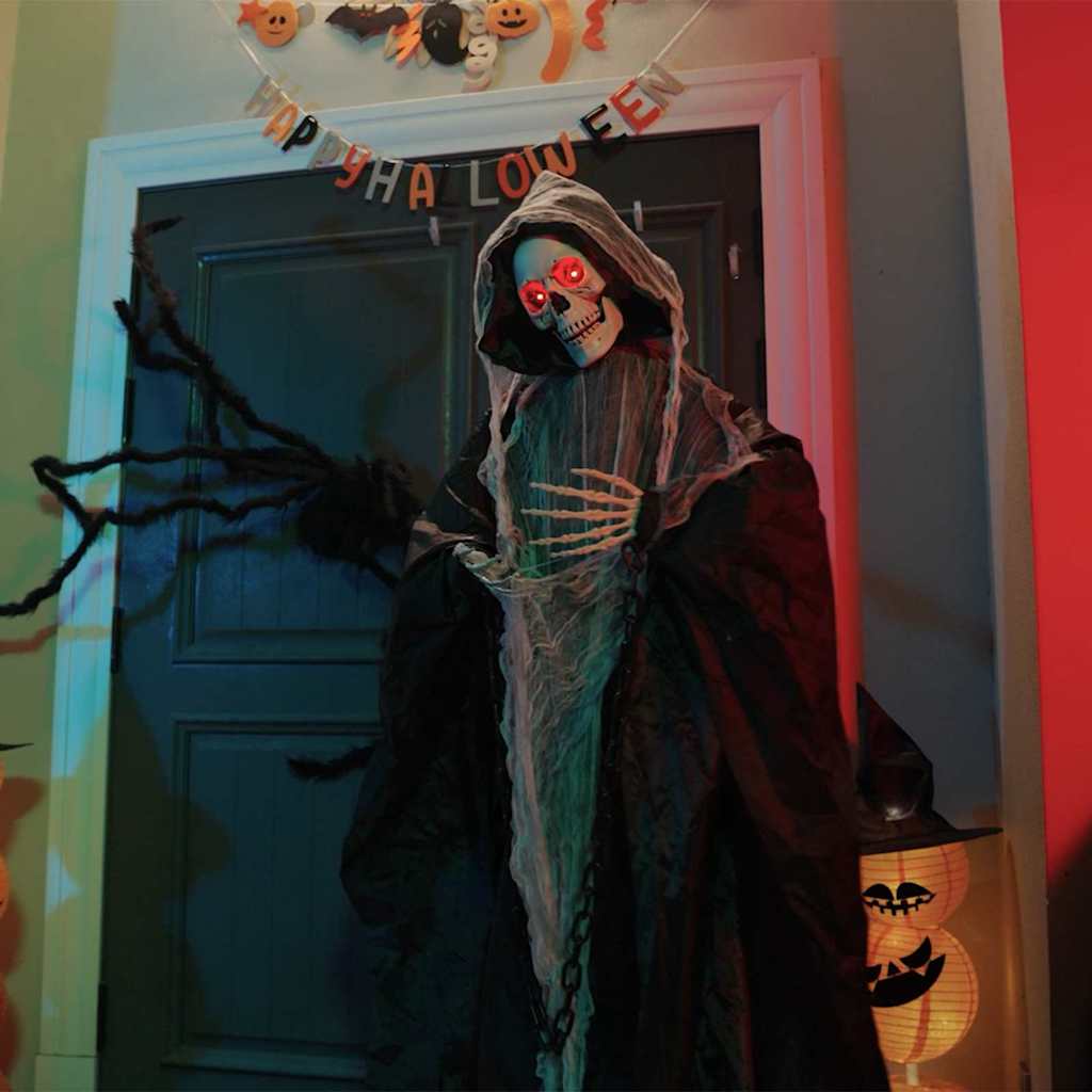 Faucheuse Halloween Grim Noir 60 x 60 x 155 cm Polyester - XIOS