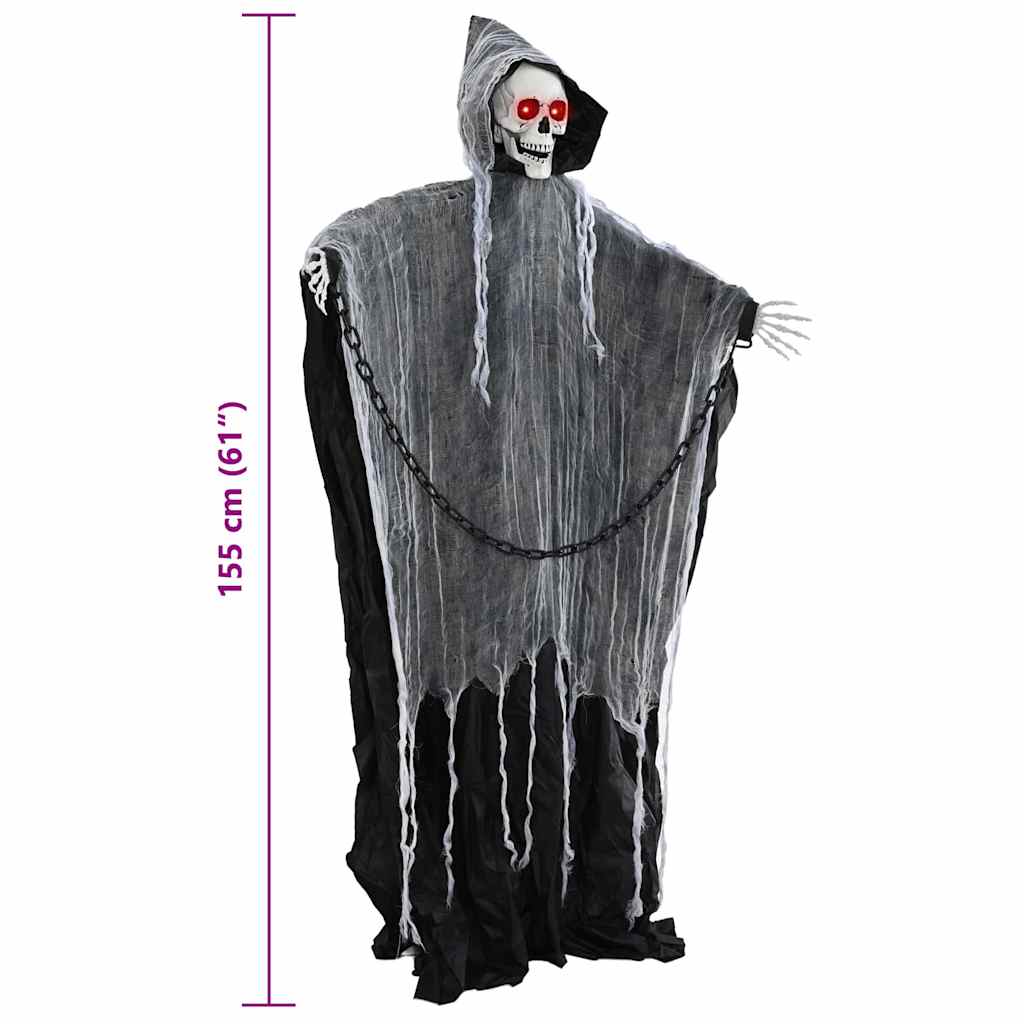 Faucheuse Halloween Grim Noir 60 x 60 x 155 cm Polyester - XIOS