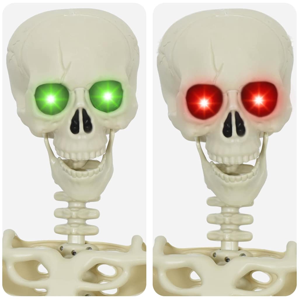 Squelette d'Halloween Blanc 155 x 38.5 cm Plastique - XIOS
