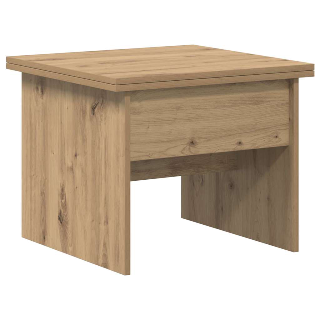 Table basse Chêne artisanal 55 x 54,5 x 45 cm Bois d'ingénierie - XIOS