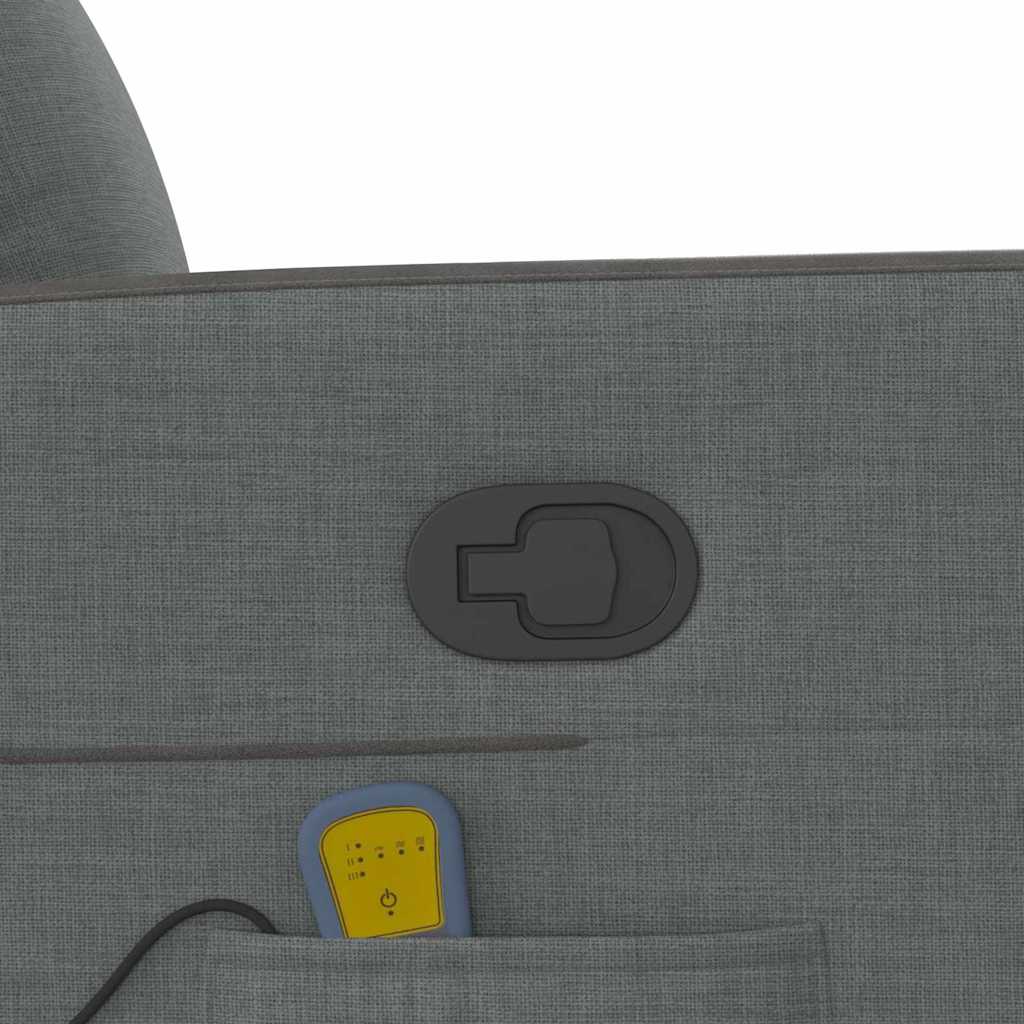 Fauteuil de massage inclinable Gris foncé 69 x 86 x 100 cm - XIOS