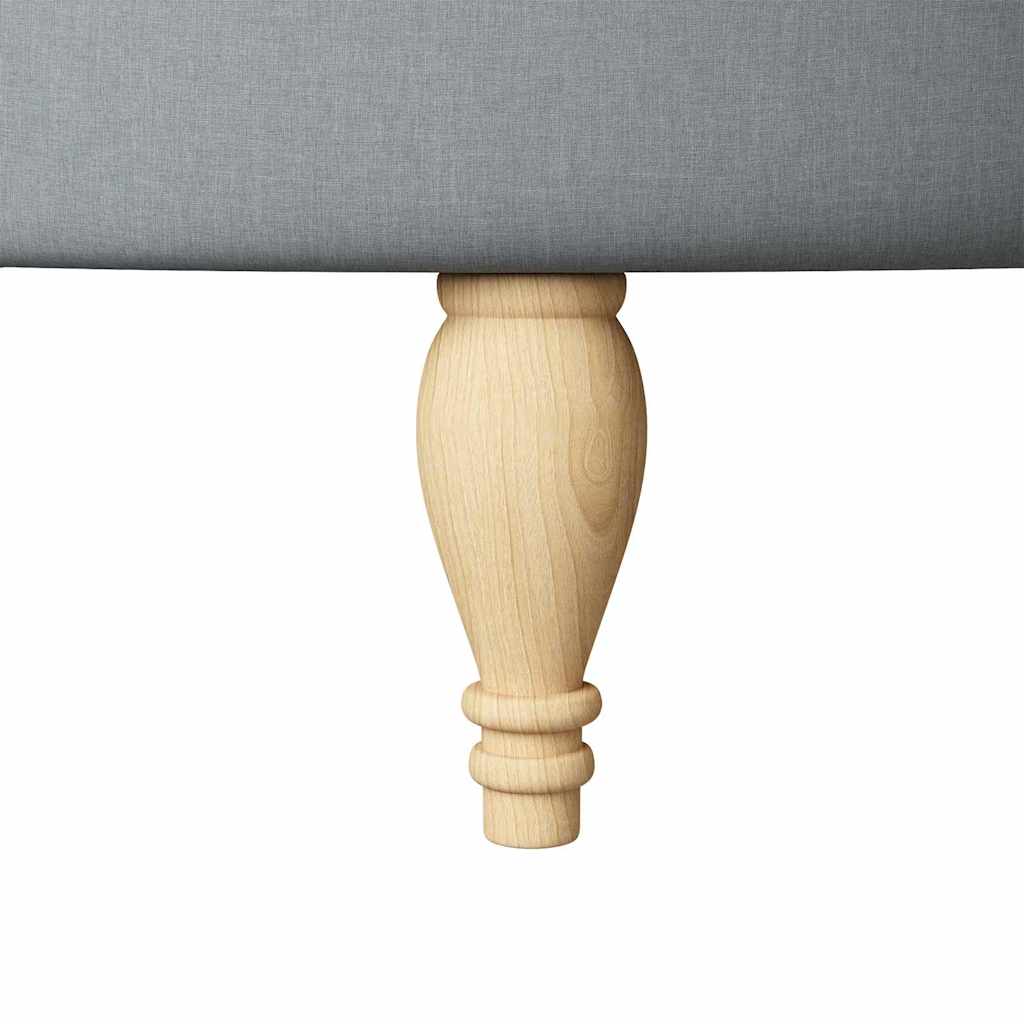 Fauteuil à pantoufle Gris clair 56,5 x 70 x 110 cm tissu - XIOS