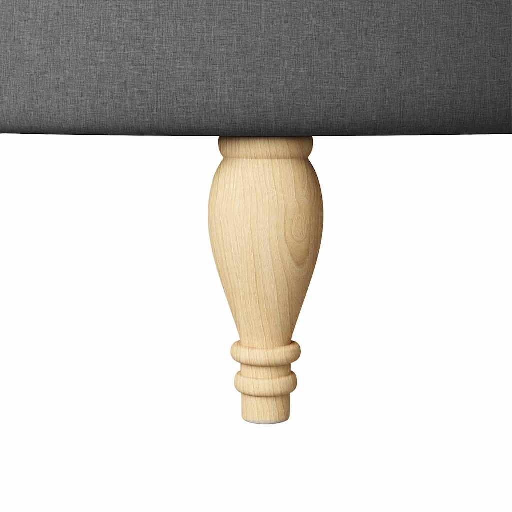 Fauteuil à pantoufle Gris foncé 56,5 x 70 x 110 cm tissu - XIOS