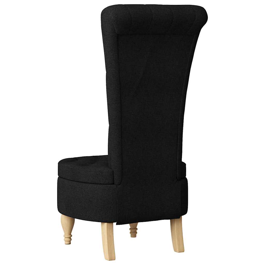 Fauteuil à pantoufle Noir 56,5 x 70 x 110 cm tissu - XIOS