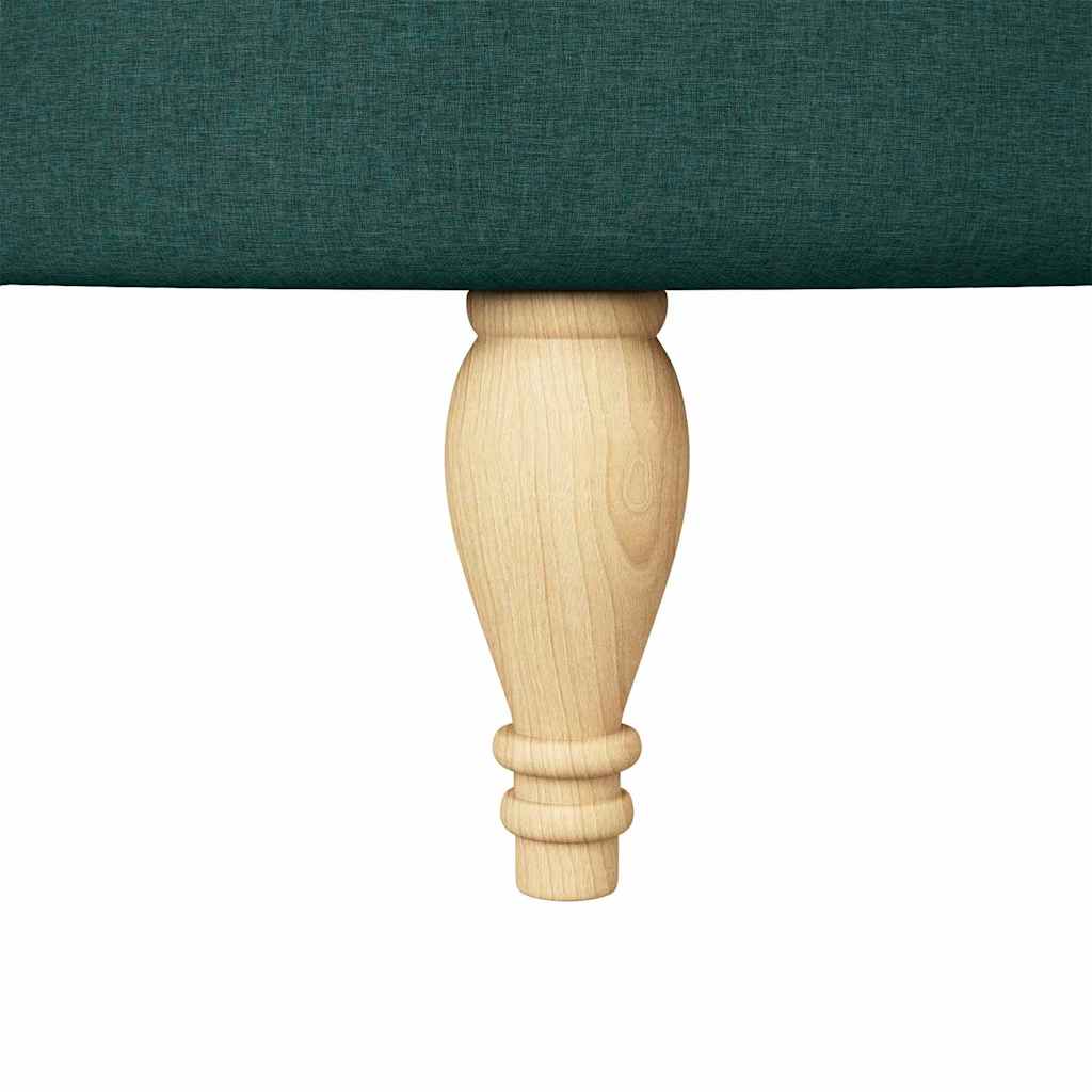 Fauteuil à pantoufle Vert foncé 56,5 x 70 x 110 cm tissu - XIOS