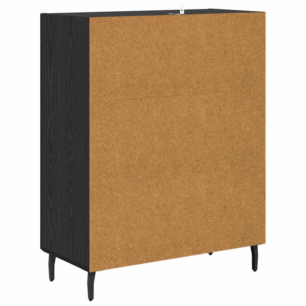 Buffet Chêne noir 69,5 x 34 x 90 cm Bois d'ingénierie - XIOS