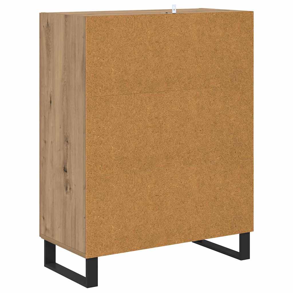 Buffet Chêne artisanal 69,5 x 34 x 90 cm Bois d'ingénierie - XIOS