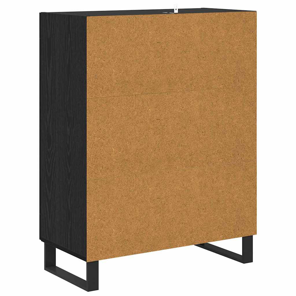 Buffet Chêne noir 69,5 x 34 x 90 cm Bois d'ingénierie - XIOS