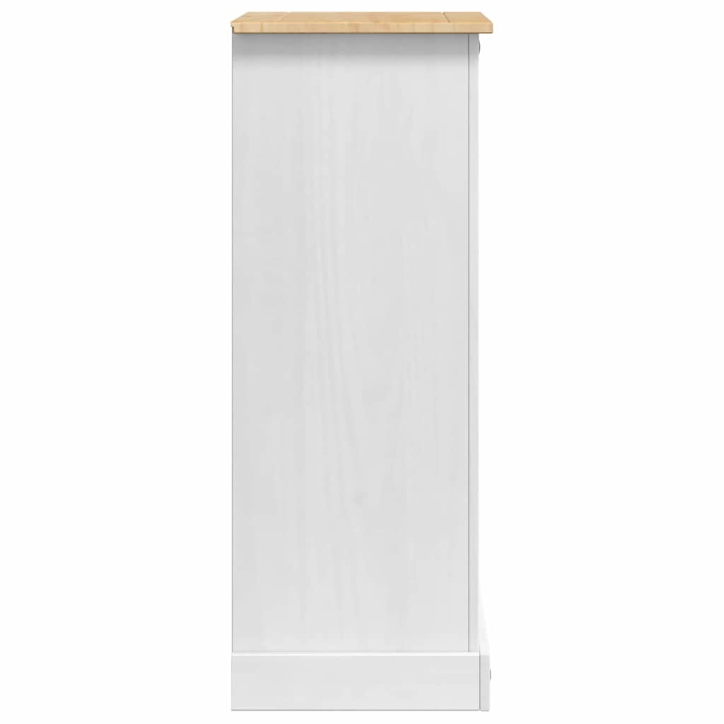 Table de chevet Corona Blanc 53 x 39 x 103 cm Pin massif - XIOS