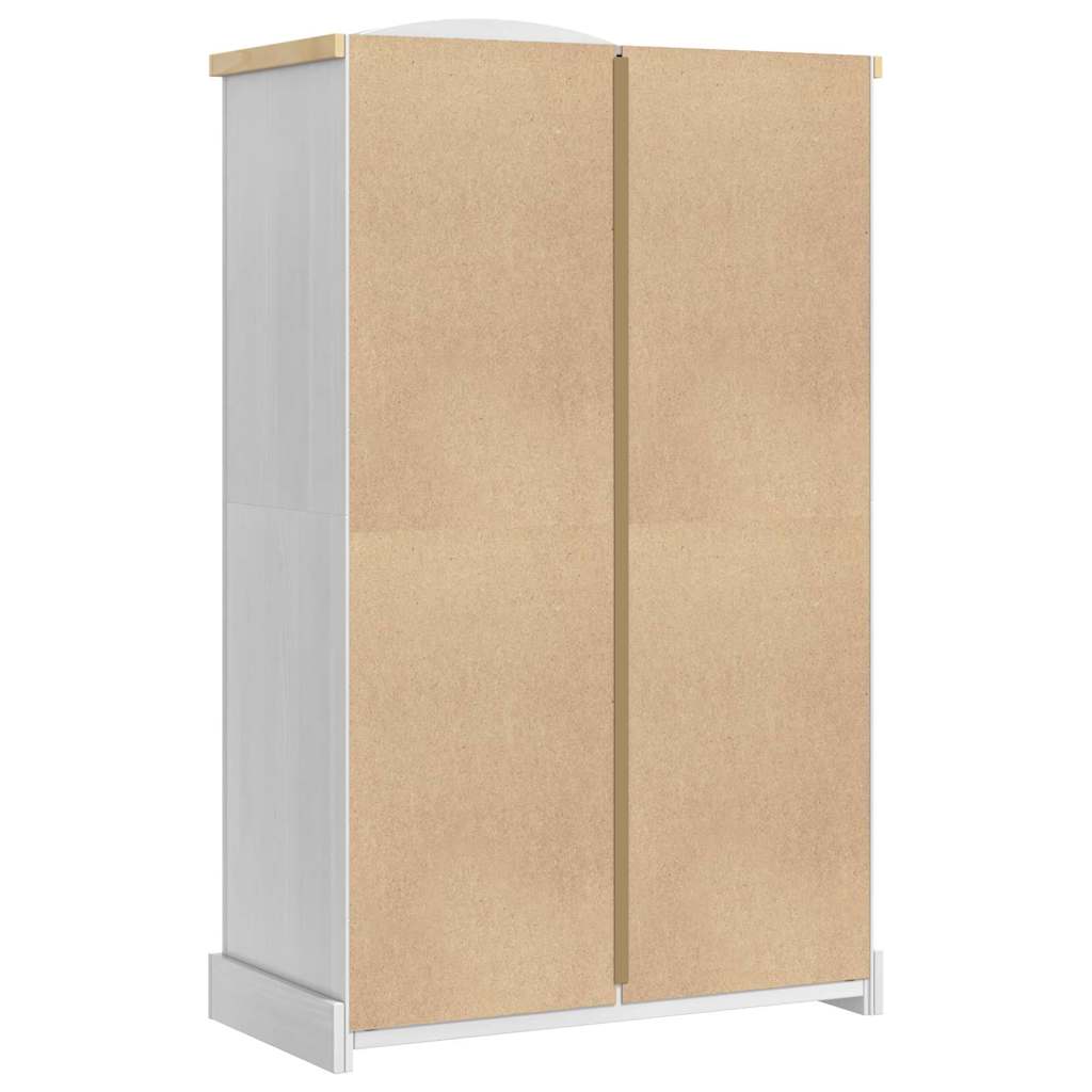 Armoire avec tiroir Blanc 101 x 52 x 170 cm Pin massif - XIOS