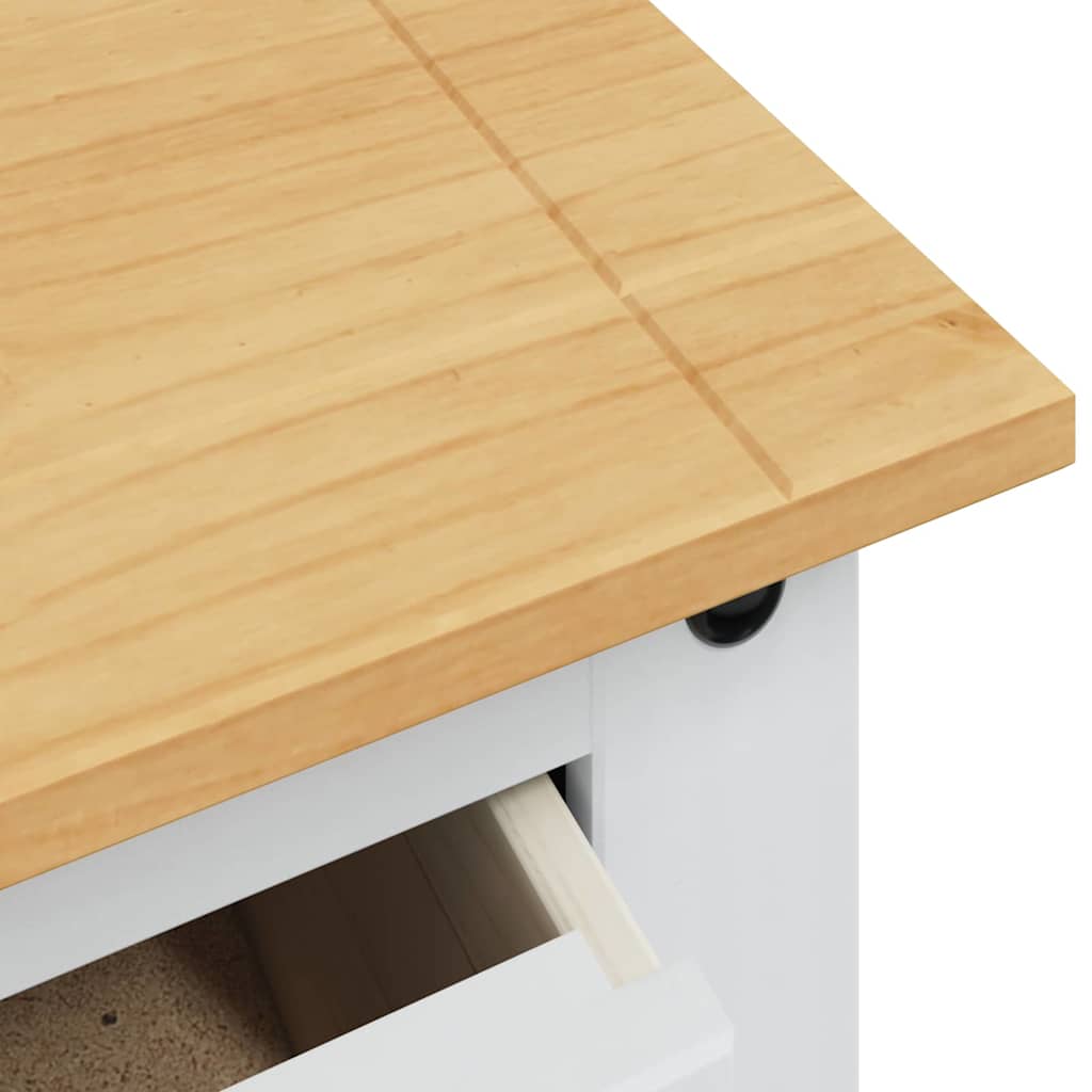 Coffres de rangement Blanc 92 x 48 x 114 cm Bois de Pin Massif - XIOS