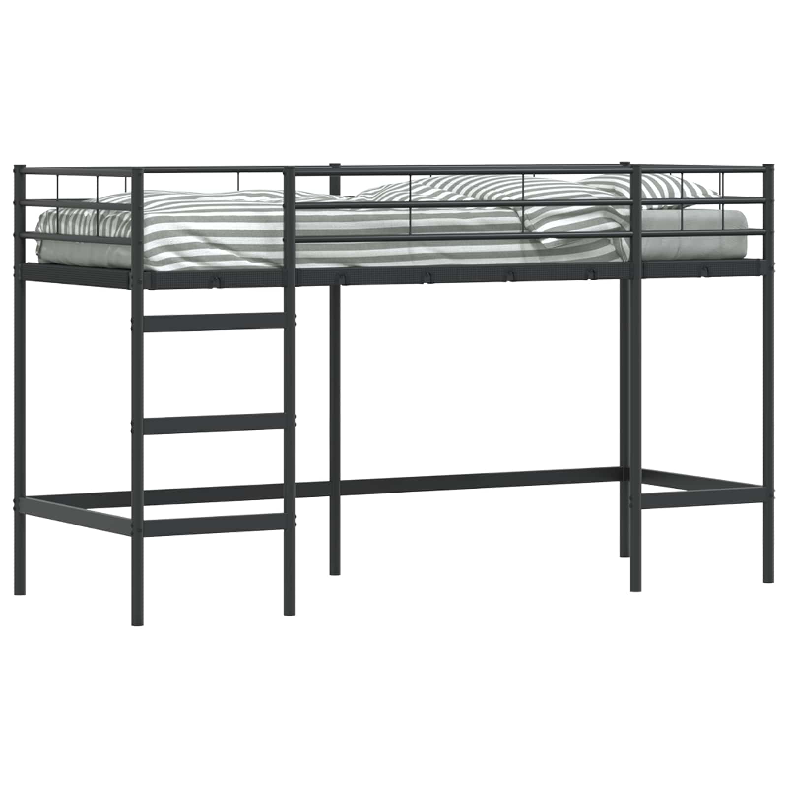 Lit mezzanine pour enfants Noir 75 x 190 cm - XIOS