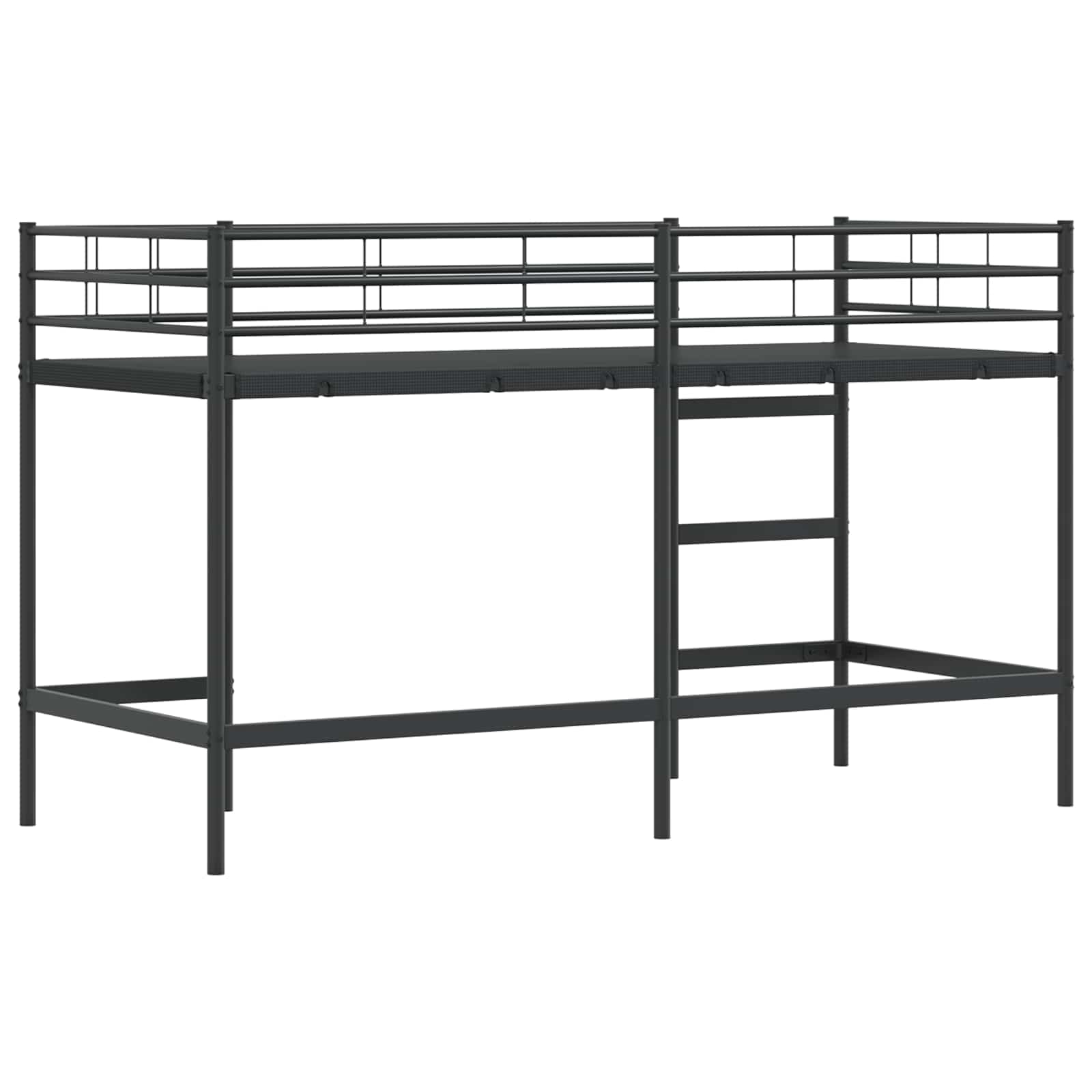 Lit mezzanine pour enfants Noir 75 x 190 cm - XIOS