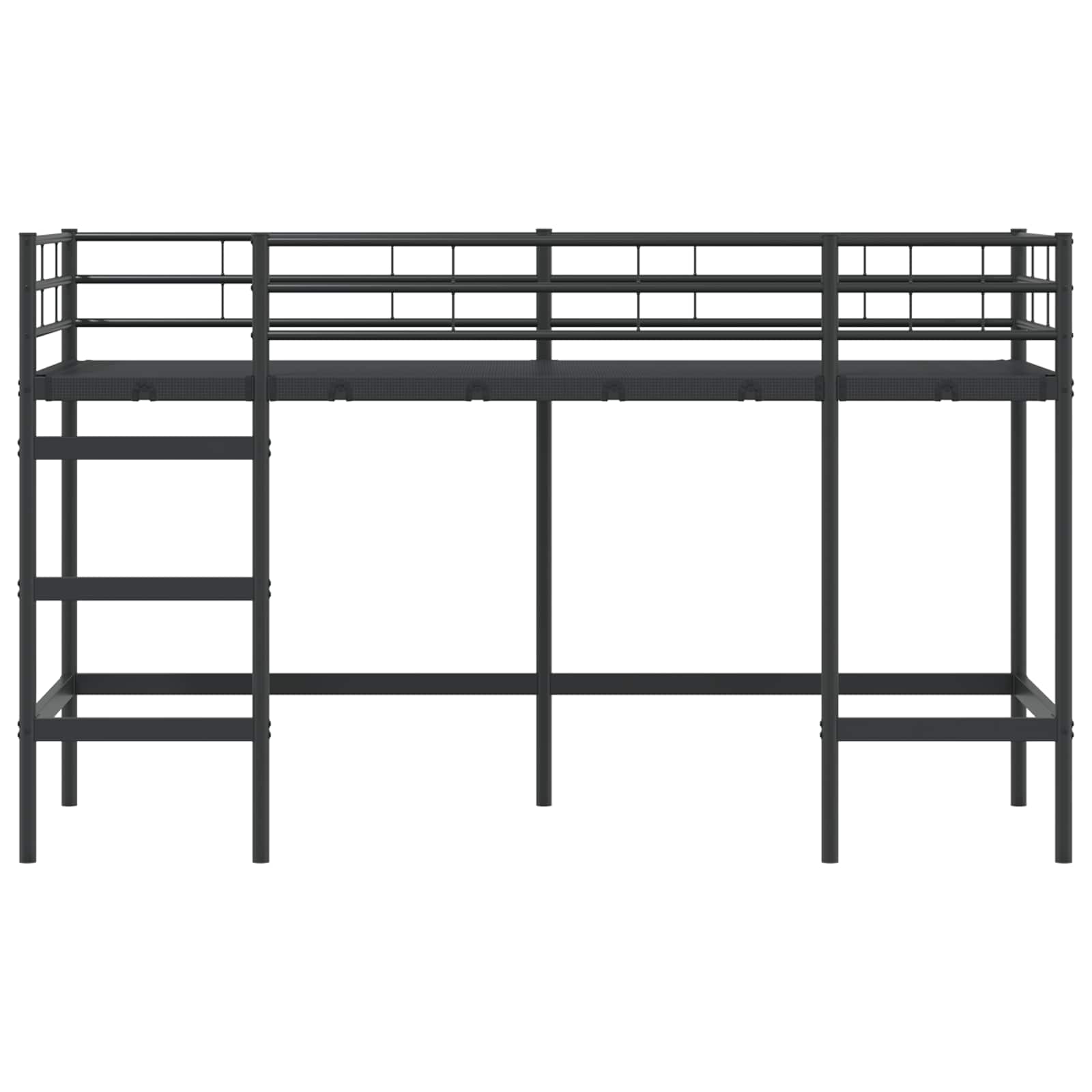 Lit mezzanine pour enfants Noir 75 x 190 cm - XIOS