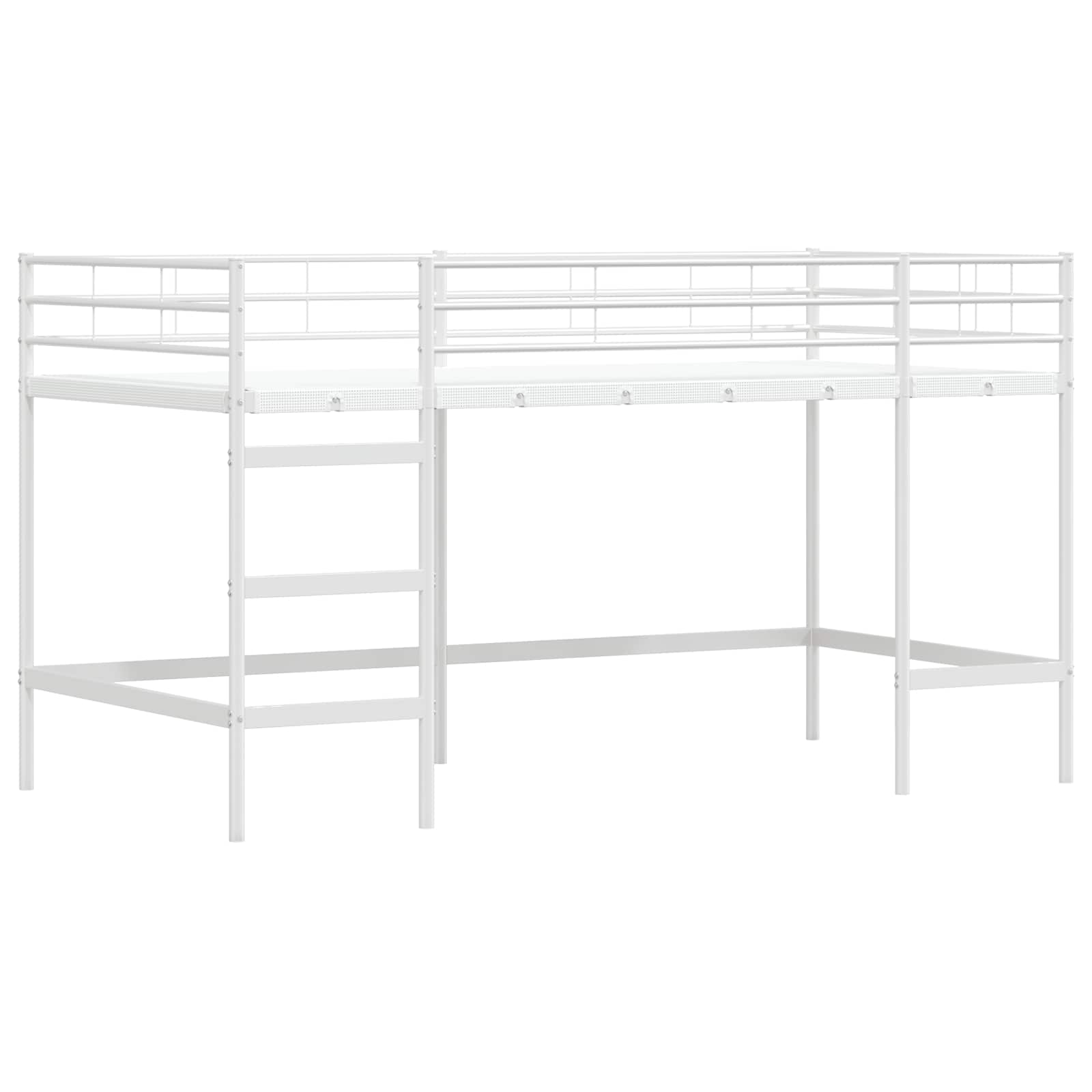 Lit mezzanine pour enfants Blanc 90 x 201 cm - XIOS