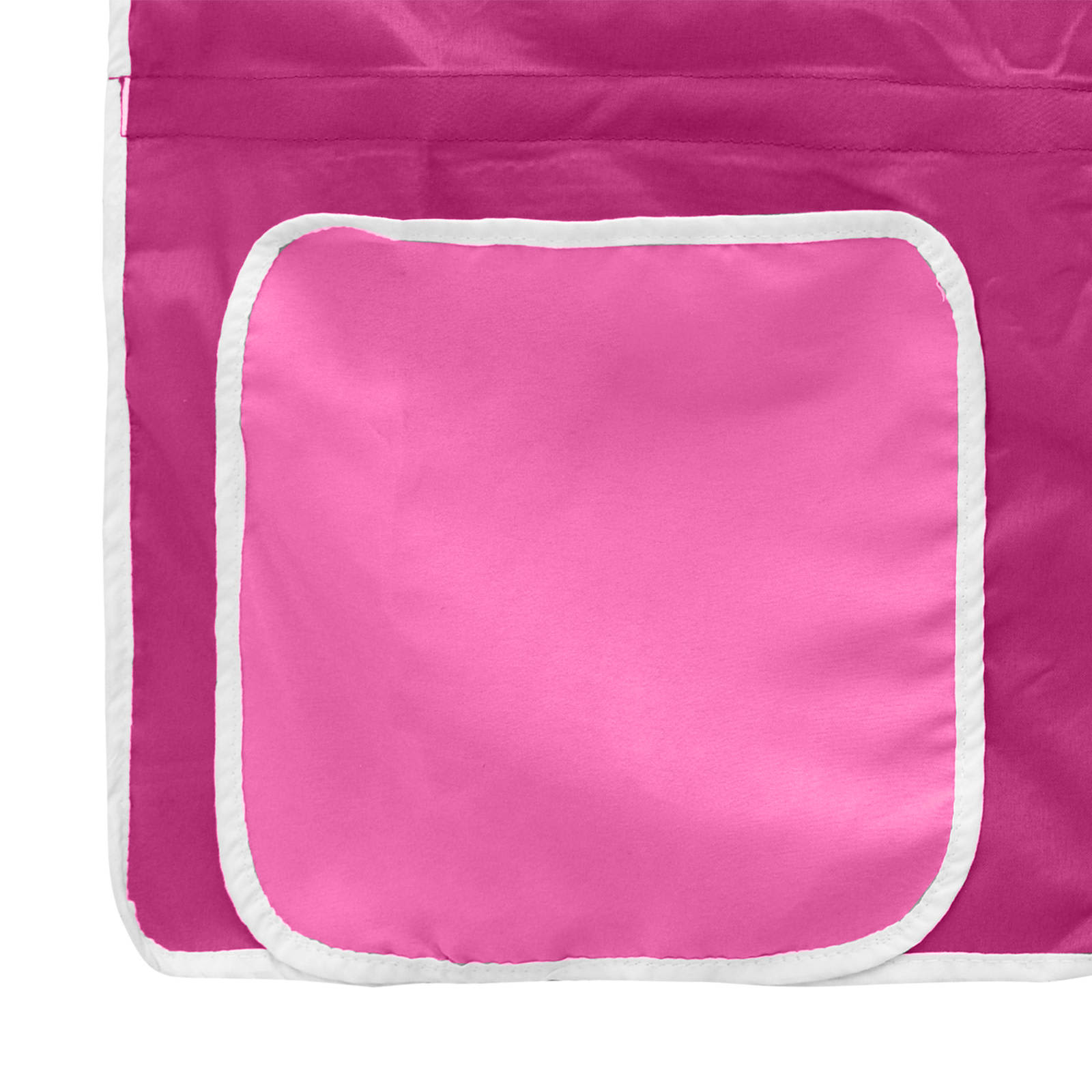 Lit mezzanine pour enfants Blanc et rose 90 x 200 cm Métал - XIOS