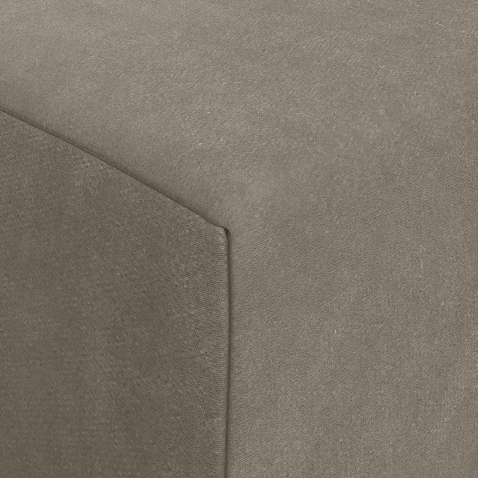 Canapé-lit pliable Gris clair 200 x 70 x 15 cm Velours - XIOS