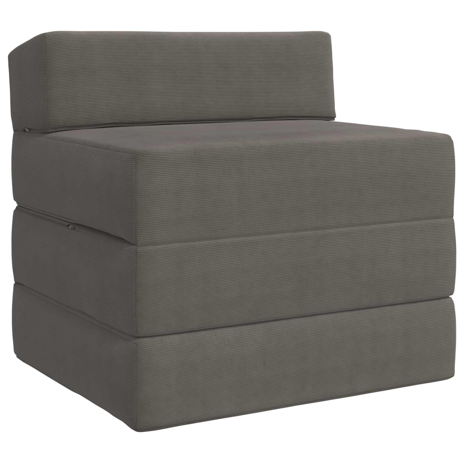 Canapé-lit pliable Gris clair 200 x 70 x 15 cm - XIOS