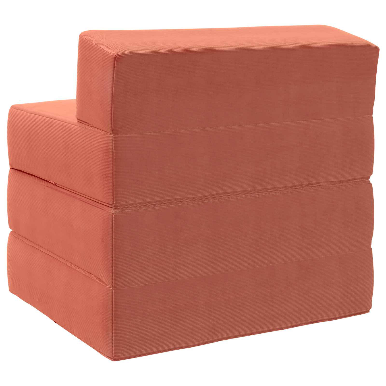 Canapé-lit pliable Rouge orange 200 x 70 x 10 cm - XIOS