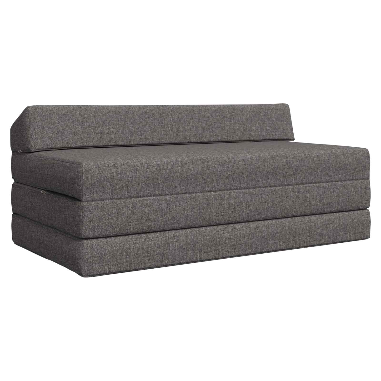 Canapé-lit pliable Gris clair 120 x 60 x 49 cm Tissu - XIOS