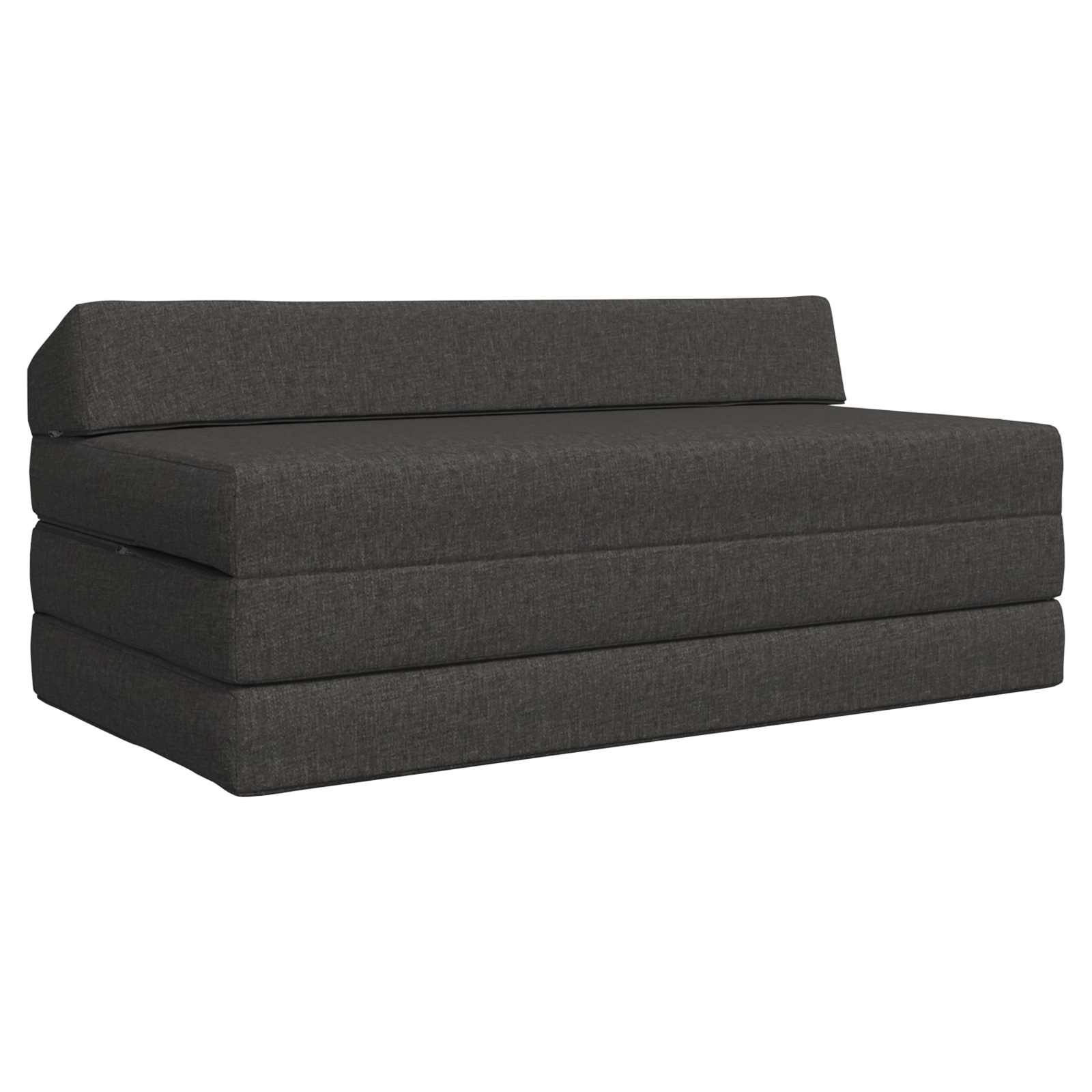 Canapé-lit pliable Gris foncé 120 x 60 x 49 cm Tissu - XIOS