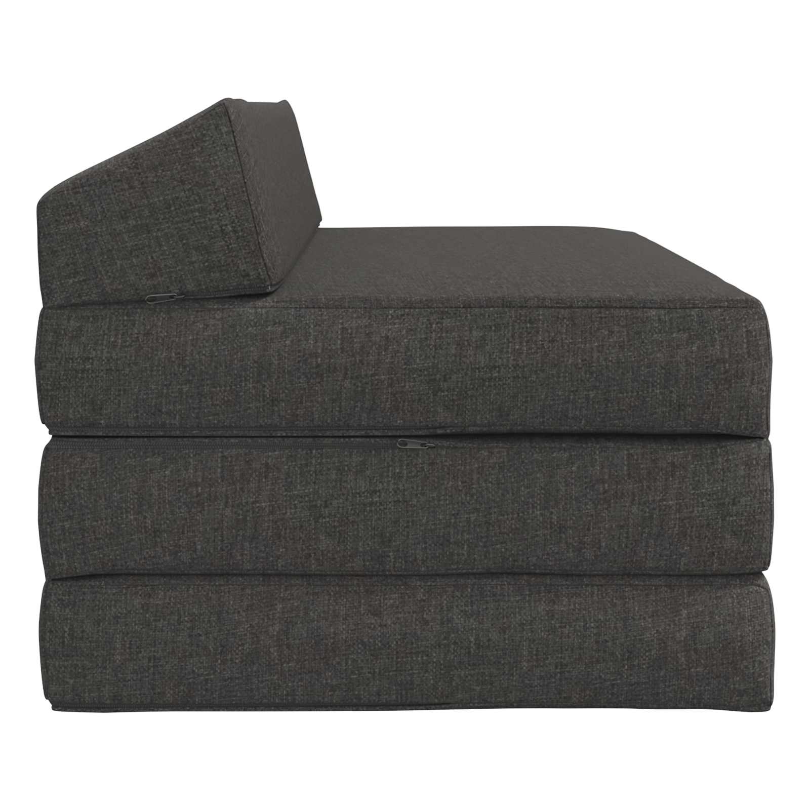 Canapé-lit pliable Gris foncé 120 x 60 x 49 cm Tissu - XIOS