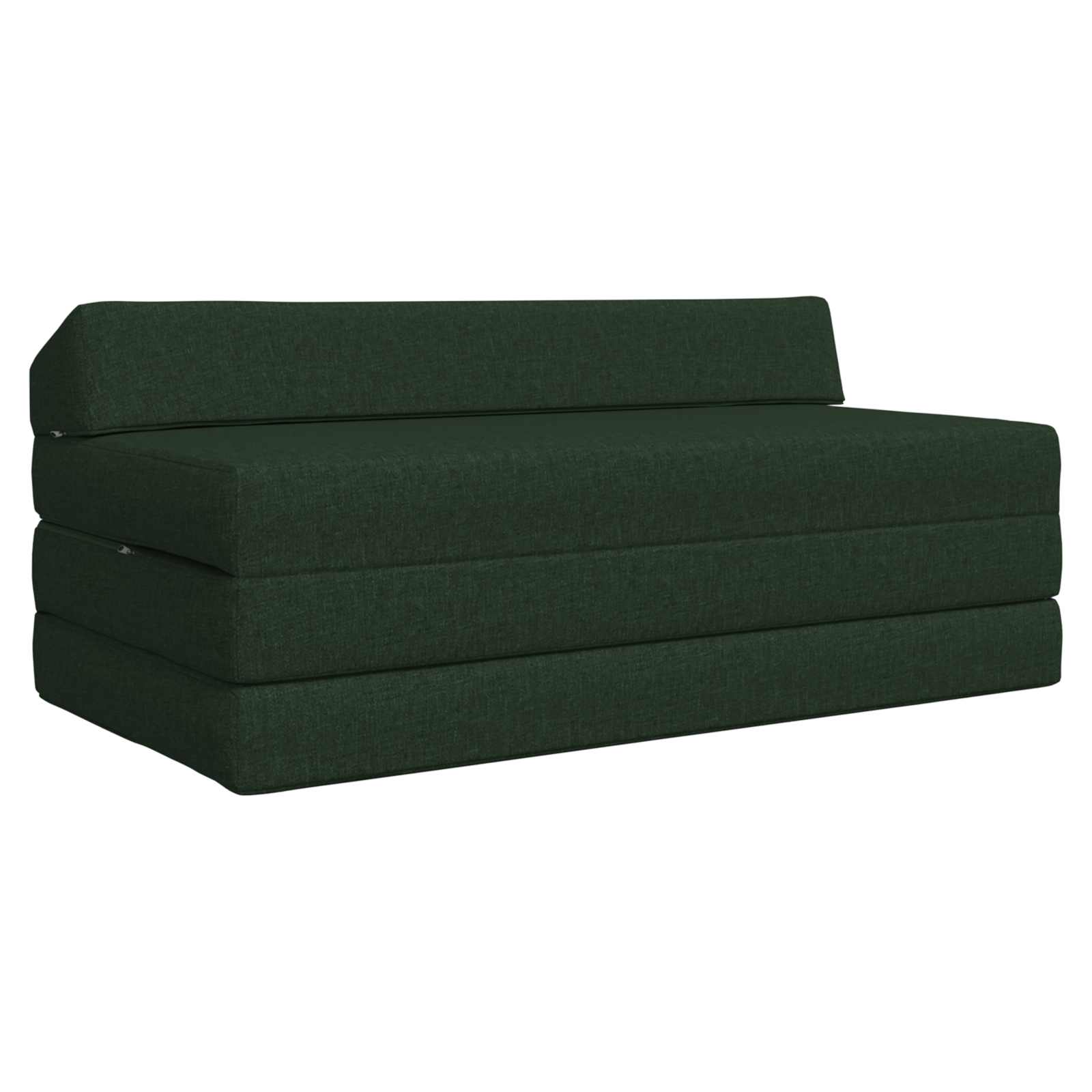 Canapé-lit pliable Vert foncé 120 x 60 x 49 cm Tissu - XIOS