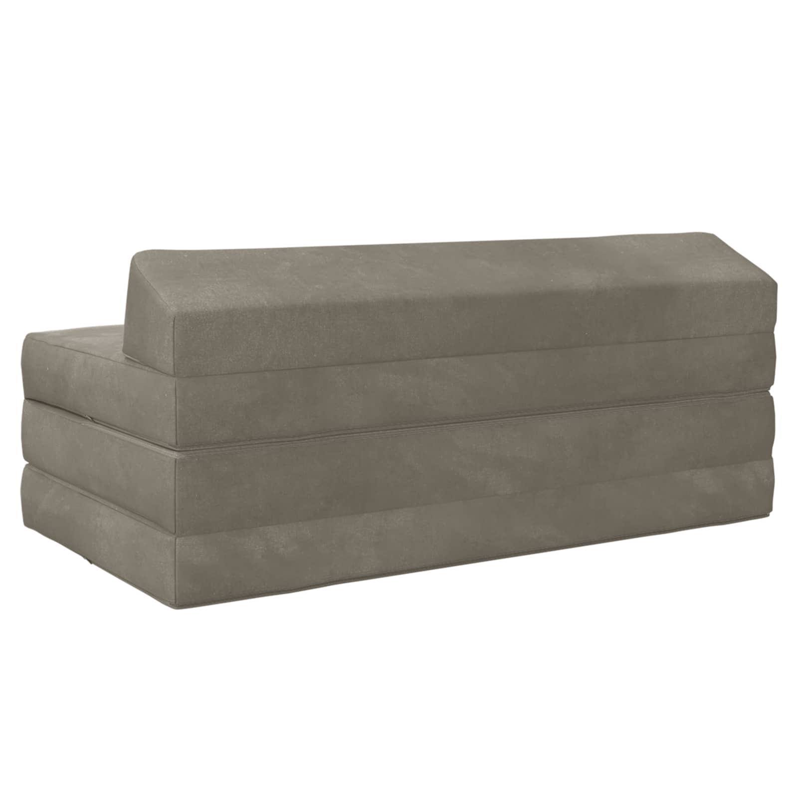 Canapé-lit pliable Gris clair 120 x 60 x 49 cm Tissu - XIOS