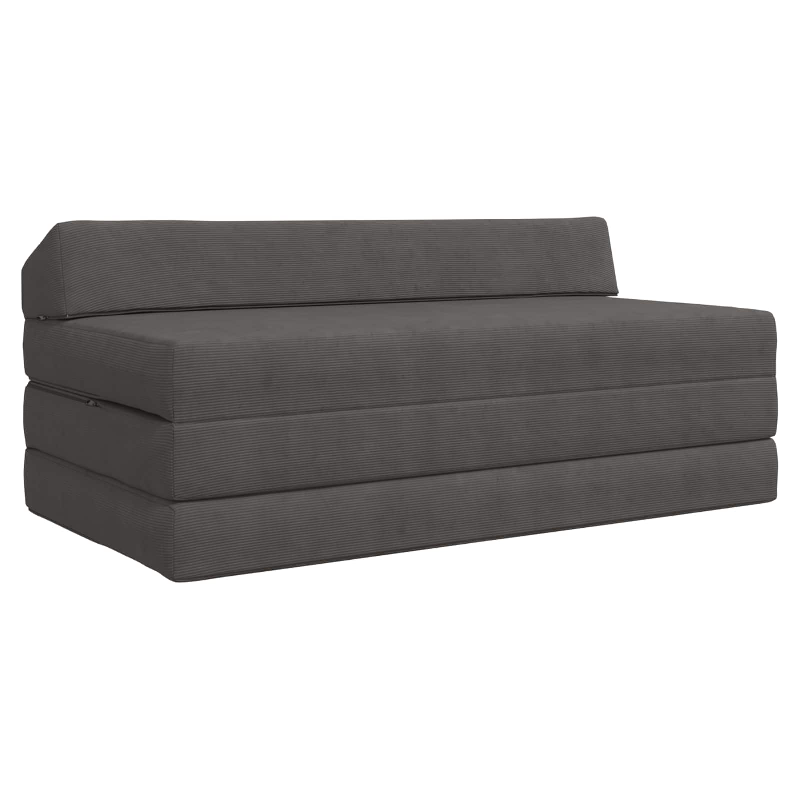 Canapé-lit pliable Gris foncé 120 x 60 x 49 cm Tissu - XIOS