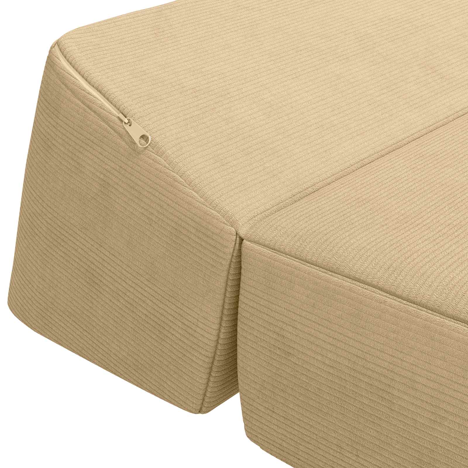 Canapé-lit pliable Vert Gris 120 x 60 x 49 cm Tissu - XIOS