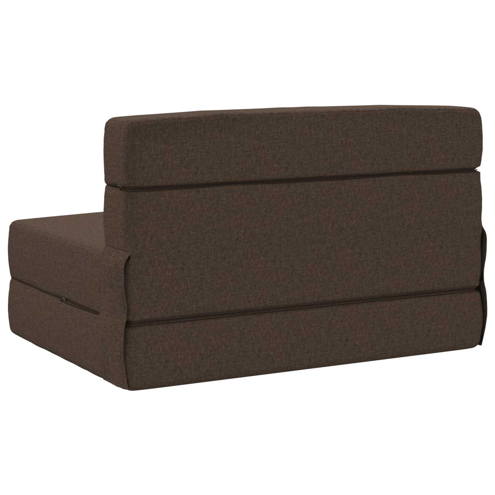 Canapé-lit pliant Taupe 190 x 70 x 15 cm tissu - XIOS