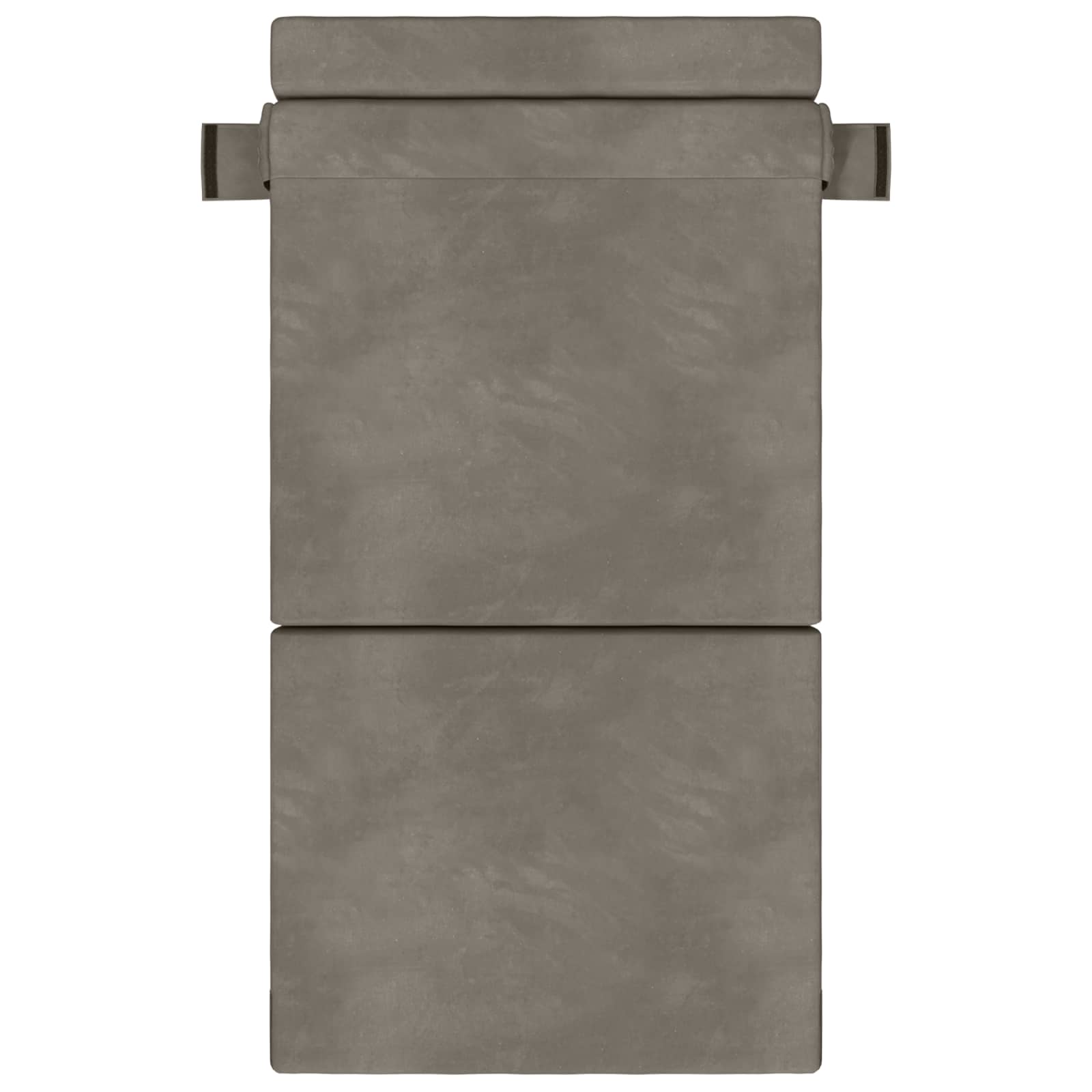 Canapé-lit pliant Gris clair 190 x 70 x 15 cm Velours - XIOS