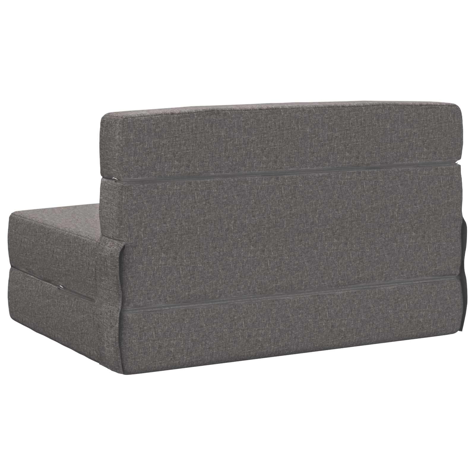 Canapé-lit pliant Gris clair 190 x 100 x 15 cm tissu - XIOS