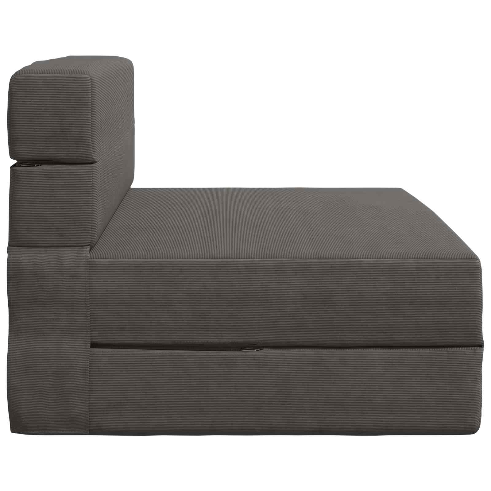 Canapé-lit pliant Gris foncé 190 x 100 x 15 cm - XIOS