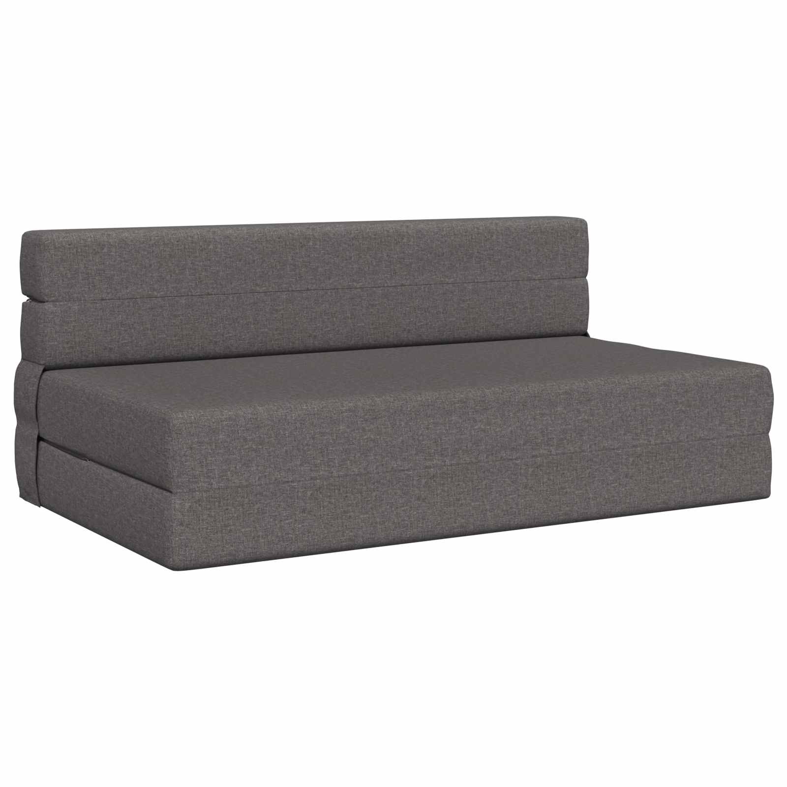 Canapé-lit pliant Gris clair 203 x 152 x 15 cm tissu - XIOS