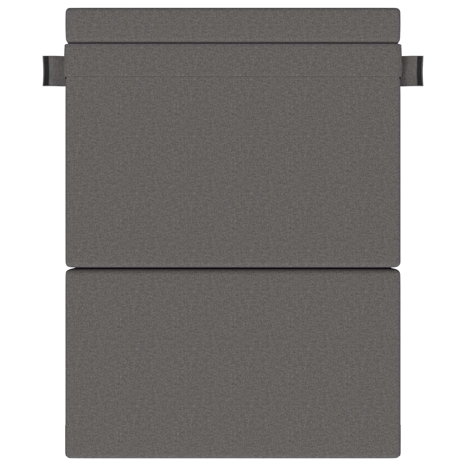 Canapé-lit pliant Gris clair 203 x 152 x 15 cm tissu - XIOS