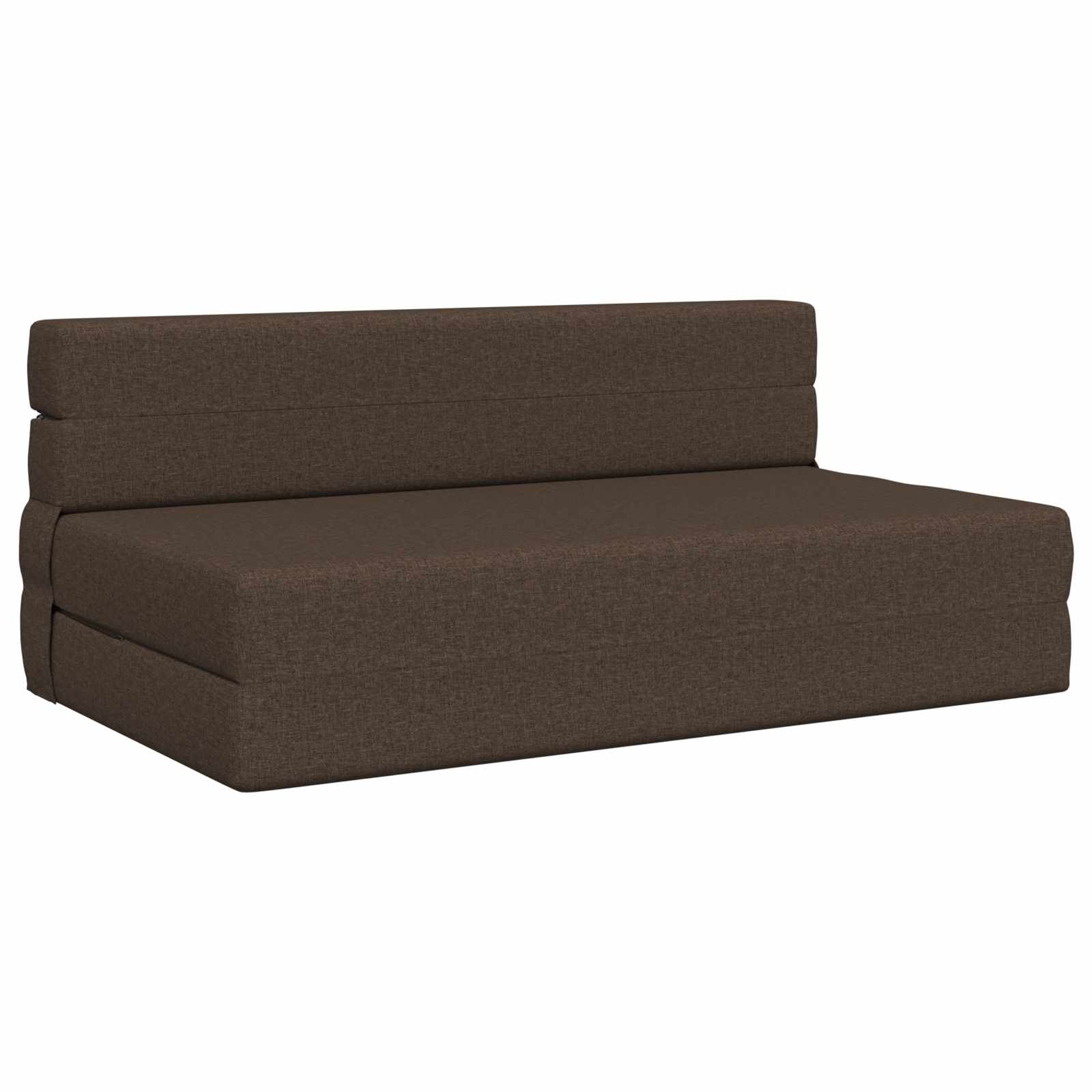 Canapé-lit pliant Taupe 203 x 152 x 15 cm tissu - XIOS