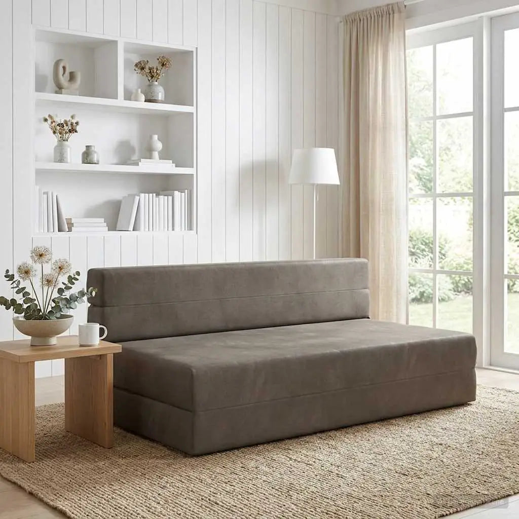 Canapé-lit pliable Gris clair 152 x 86,5 x 60 cm Tissu - XIOS