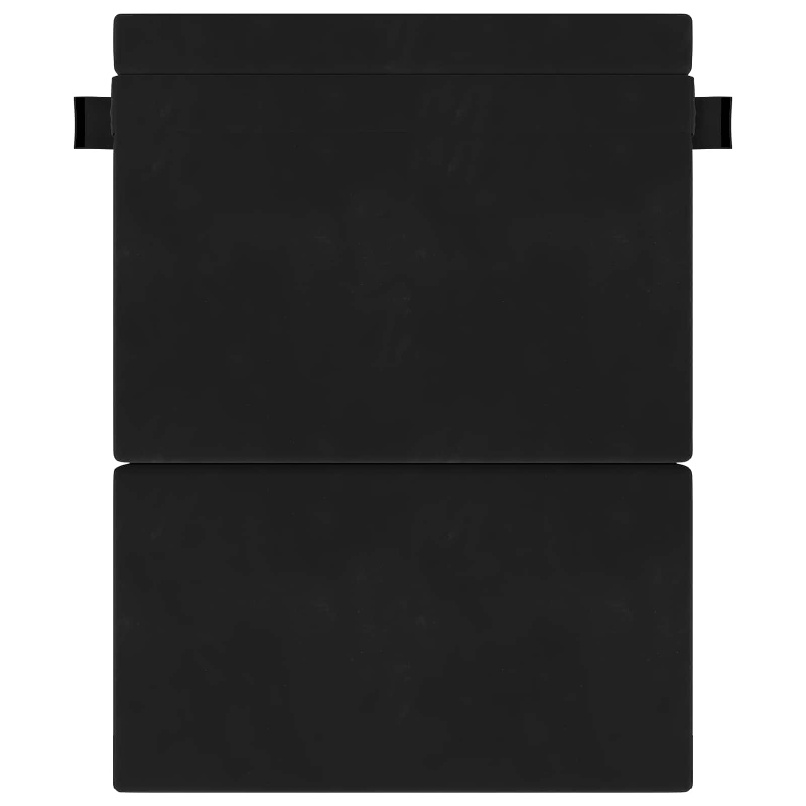 Canapé-lit pliant Noir 203 x 152 x 15 cm Velours - XIOS