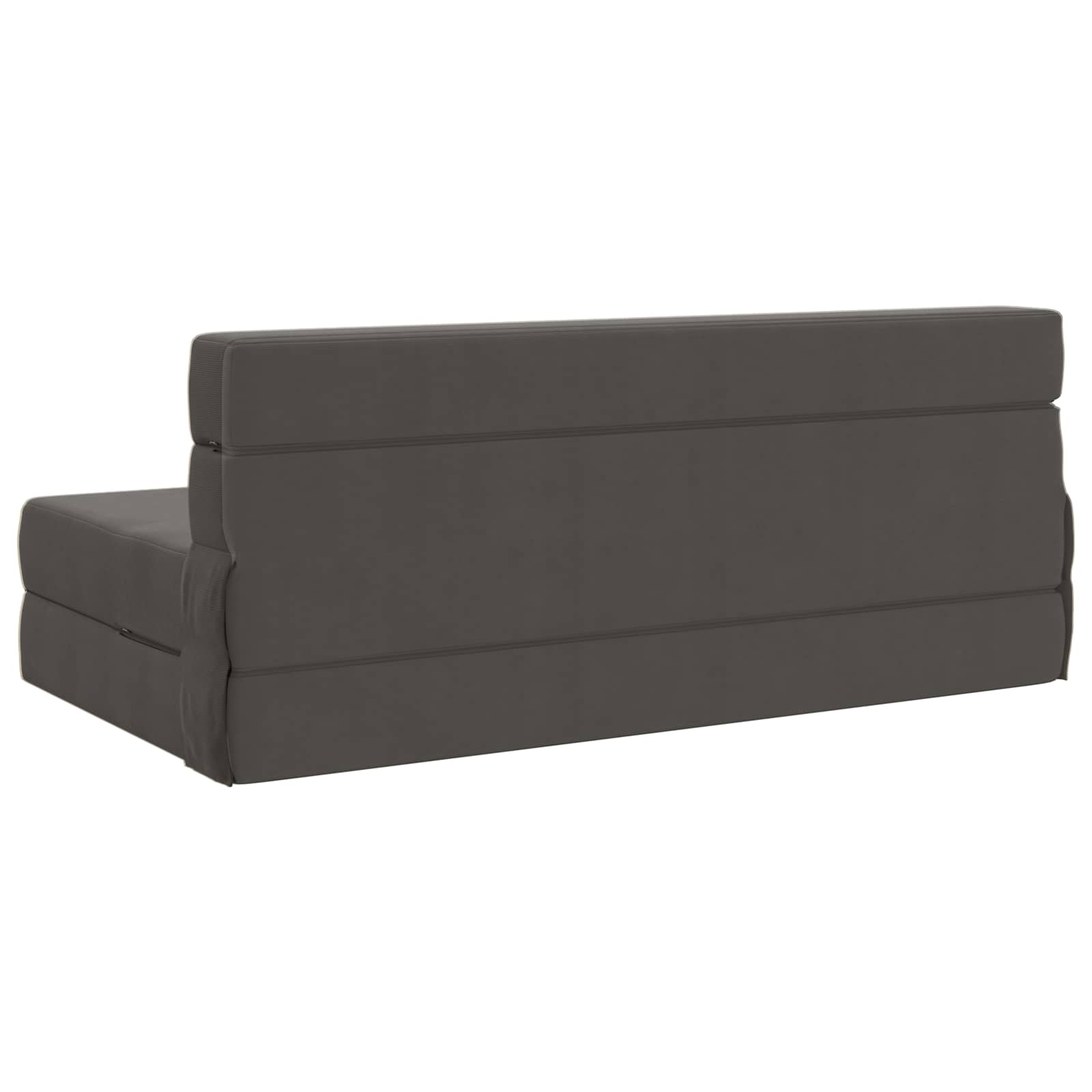 Canapé-lit pliant Gris foncé 203 x 152 x 15 cm - XIOS