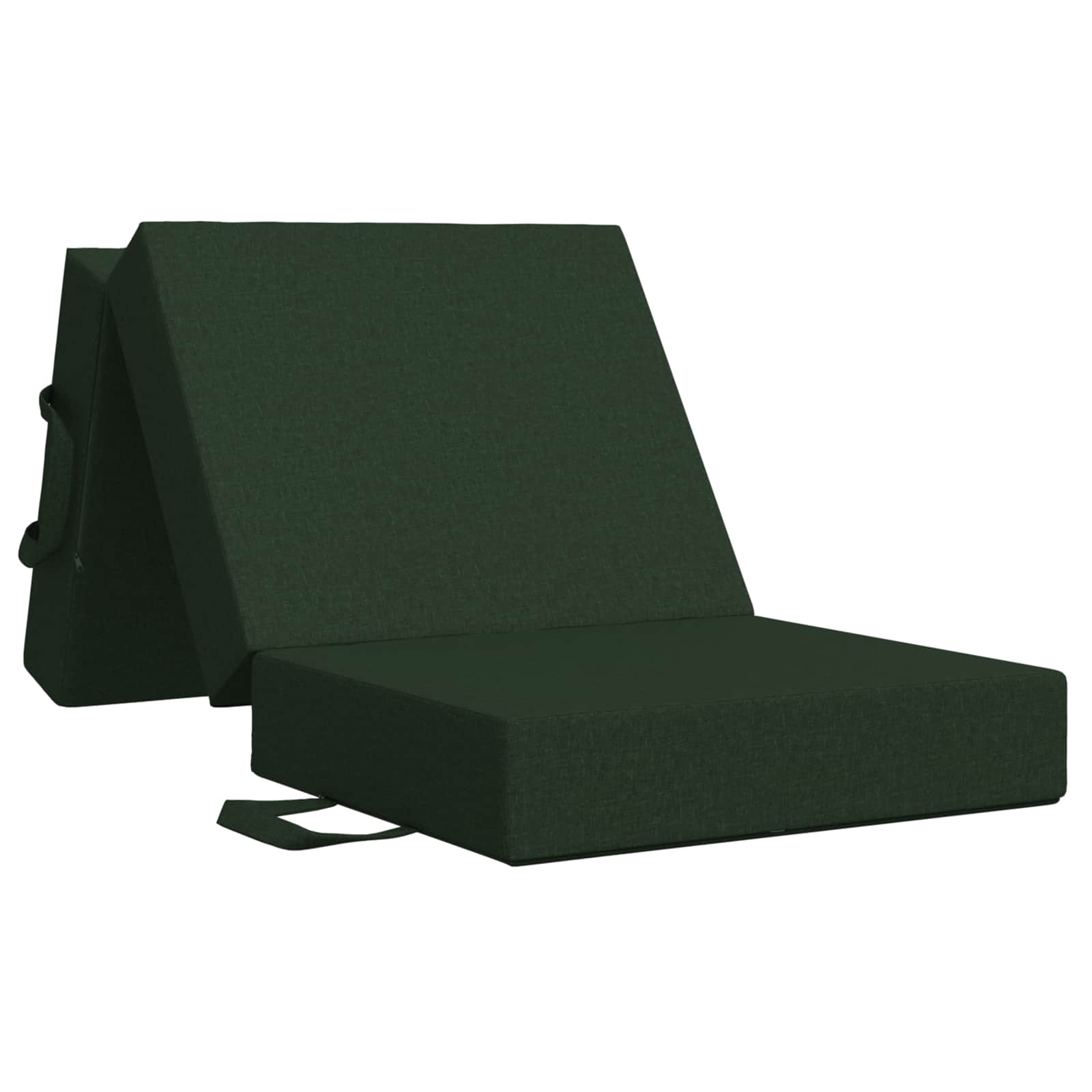 Canapé-lit pliable 75 x 63 x 45 cm Vert foncé - XIOS