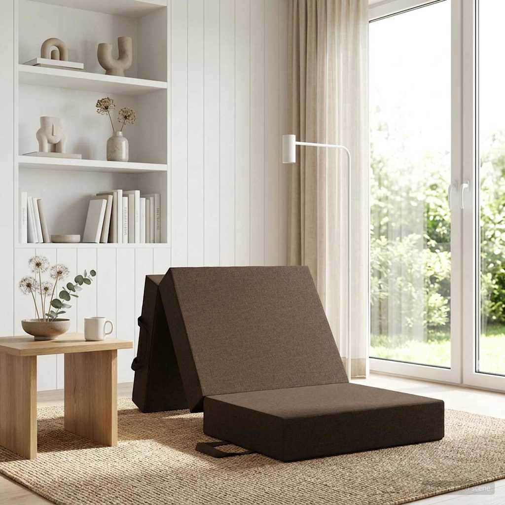 Canapé-lit pliable 75 x 63 x 45 cm Taupe - XIOS