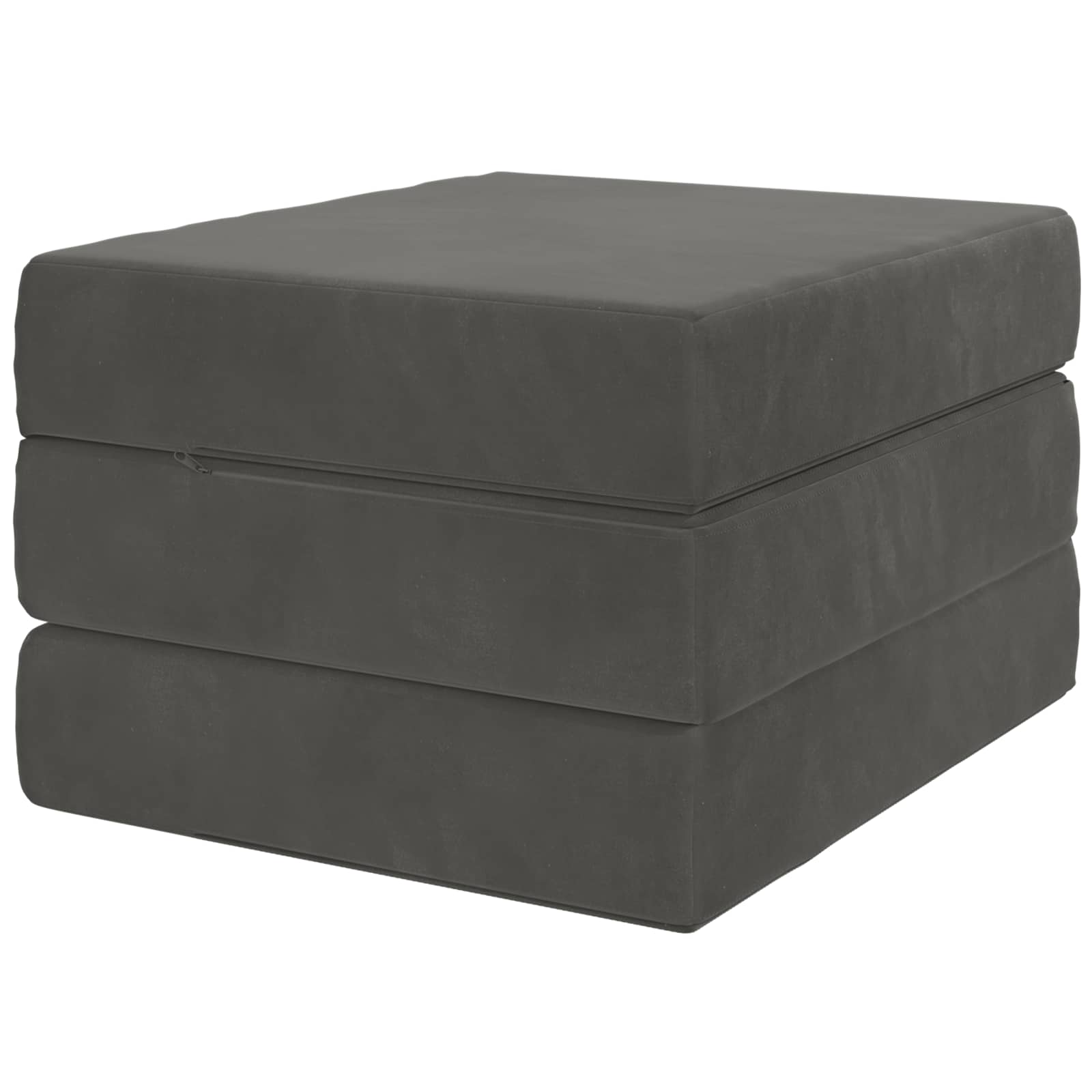 Canapé-lit pliable 75 x 63 x 45 cm Gris foncé - XIOS