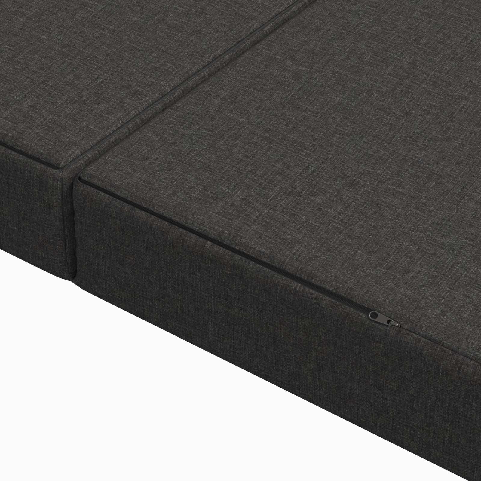 Canapé-lit pliable 80 x 67 x 45 cm Gris foncé - XIOS