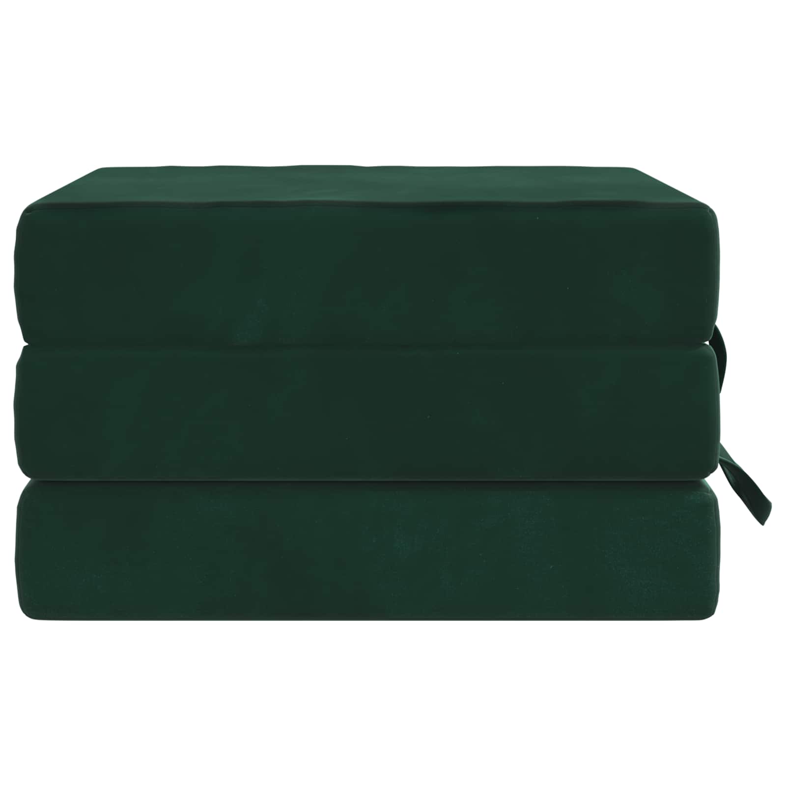 Canapé-lit pliable 90 x 67 x 45 cm Vert foncé - XIOS