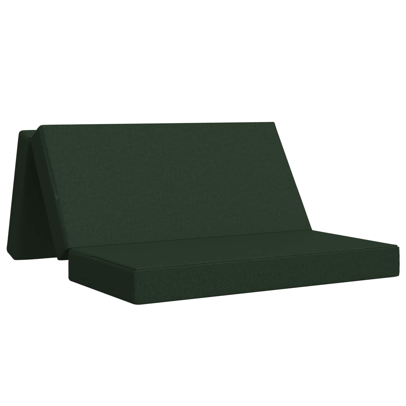 Canapé-lit pliable 120 x 67 x 45 cm Vert foncé - XIOS