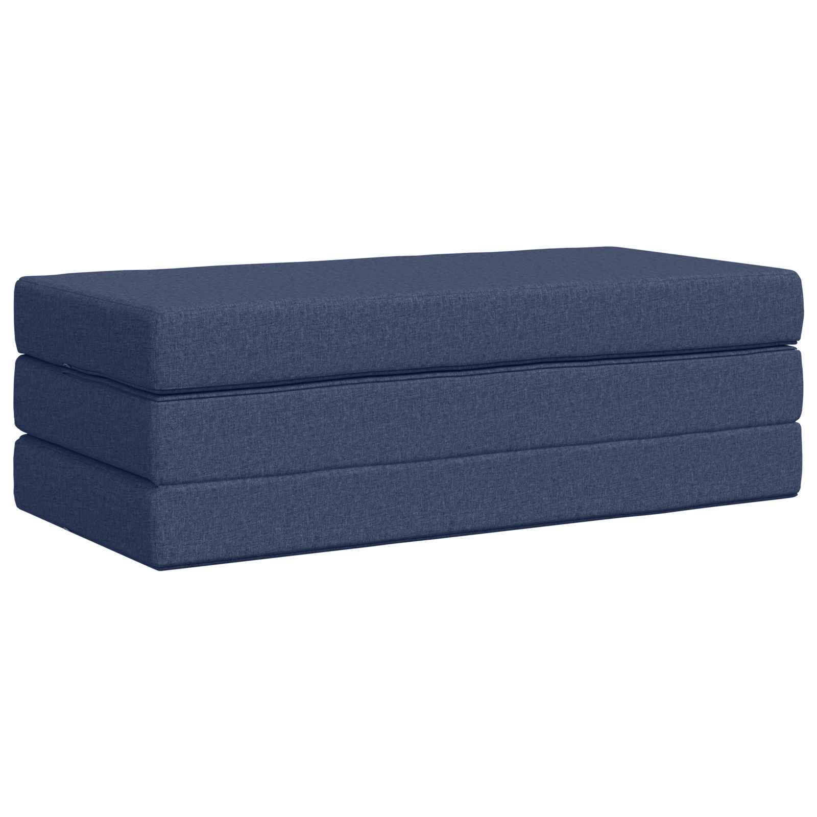 Canapé-lit pliable 140 x 67 x 45 cm Bleu