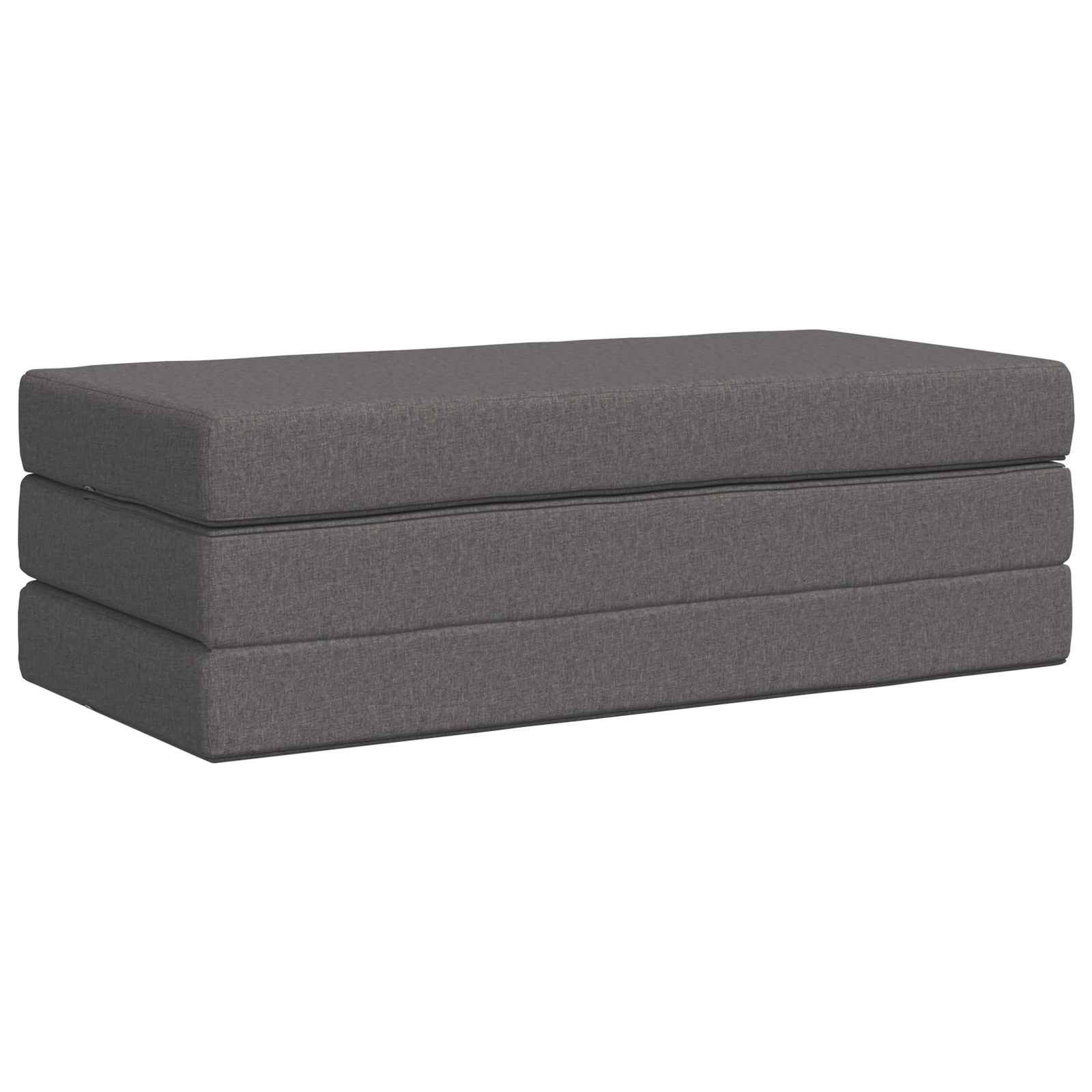 Canapé-lit pliable 160 x 67 x 45 cm Gris clair