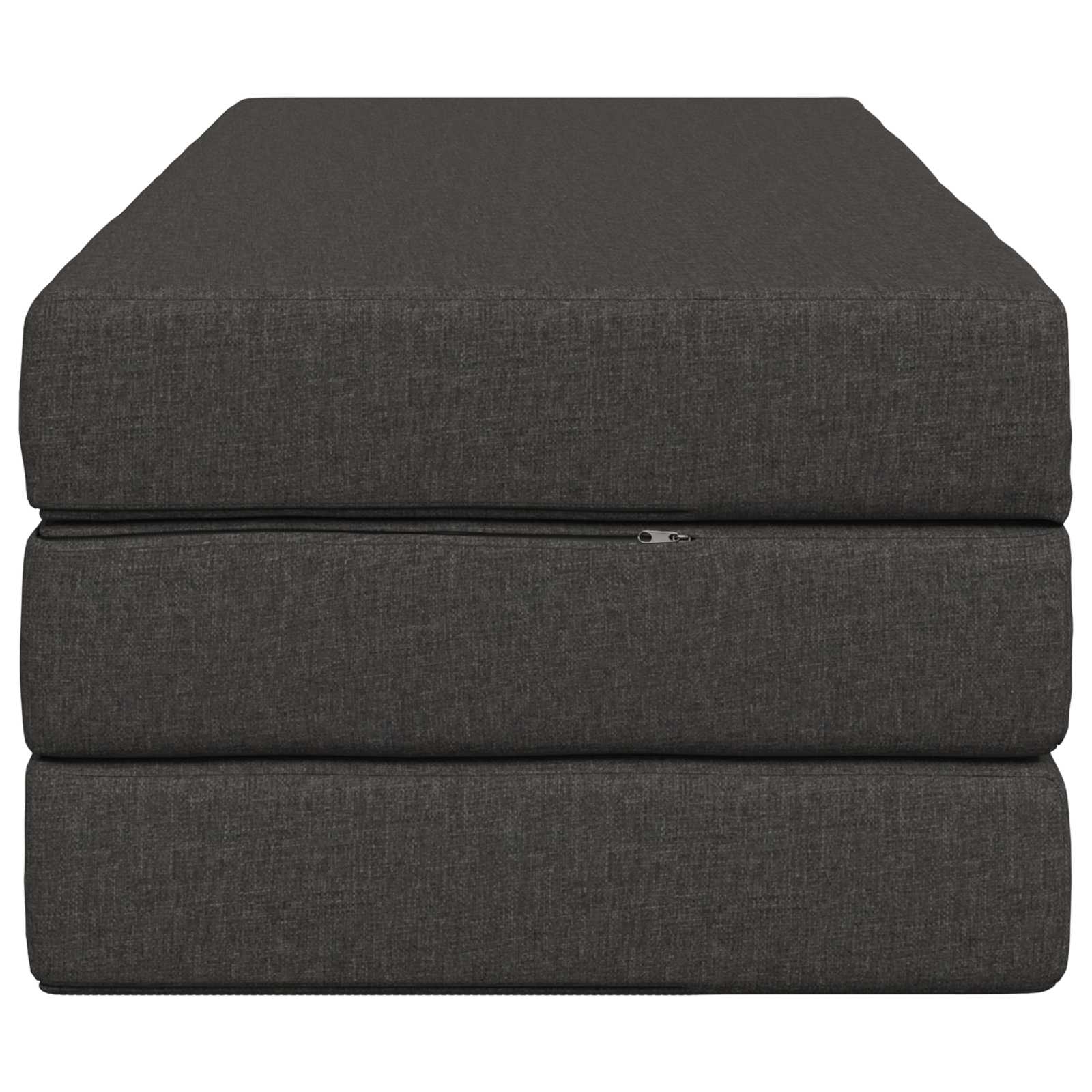 Canapé-lit pliable 160 x 67 x 45 cm Gris foncé