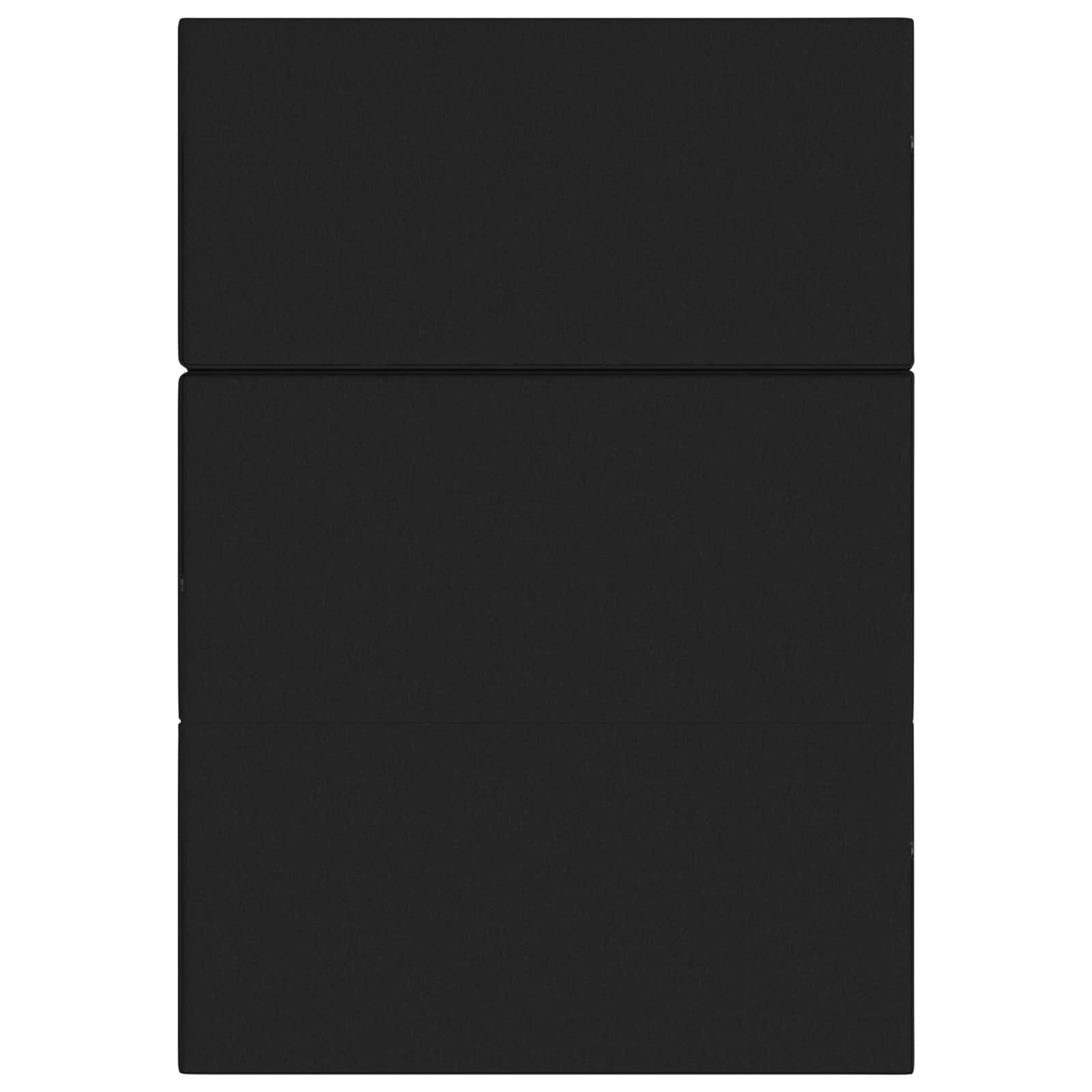 Canapé-lit pliable 160 x 67 x 45 cm Noir
